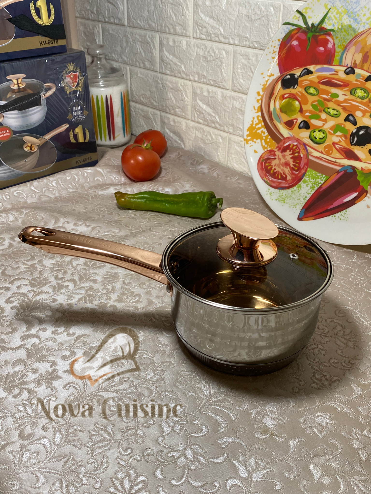 SERIE INOX KAISA VILLA 12 PCS