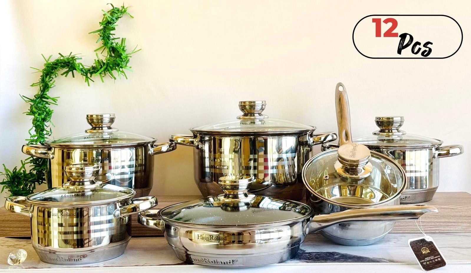 Batterie de cuisine 12 Piece HAUS ROLAND